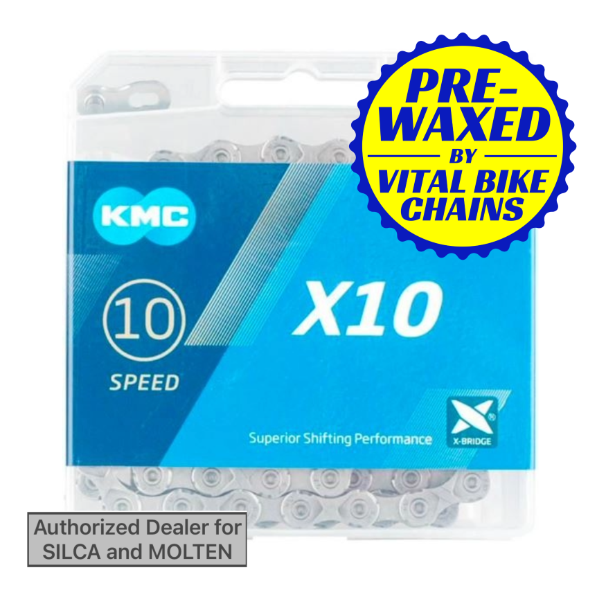 KMC X10 Chain Pre-Waxed | Vital Bike Chains