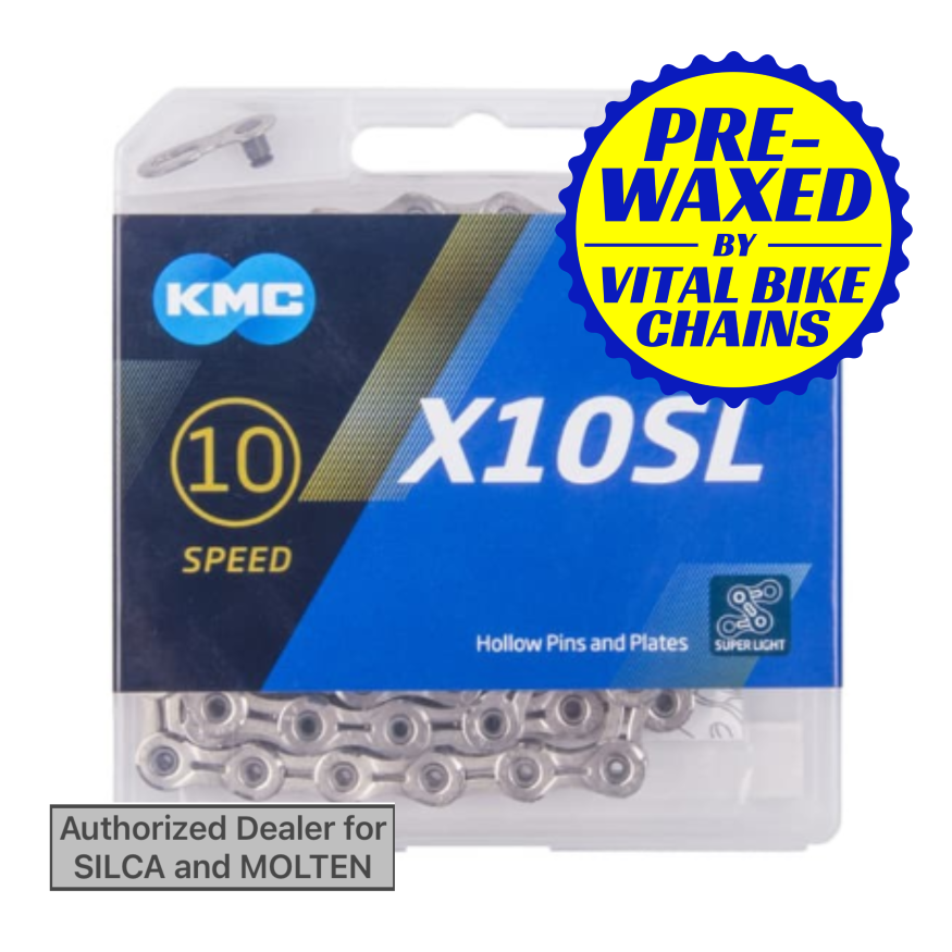 KMC X10SL Chain Pre-Waxed | Vital Bike Chains