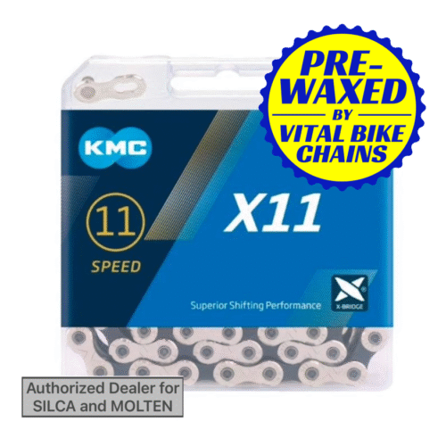 KMC X11 bk/slv chain