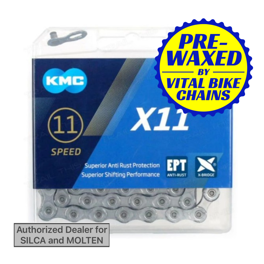 KMC X11 EPT Chain Pre-Waxed | Vital Bike Chains