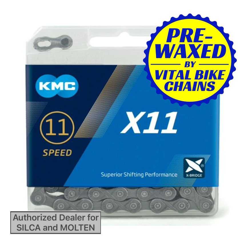 KMC X11 Chain Pre-Waxed | Vital Bike Chains