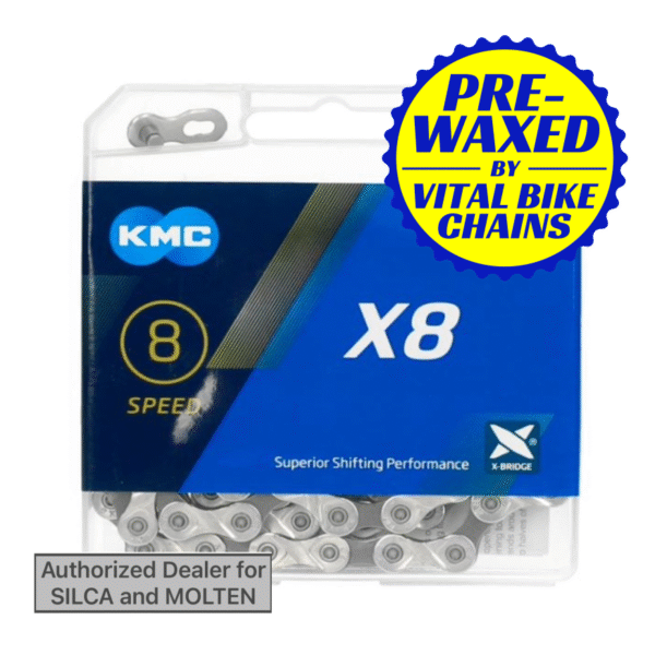 KMC X8 Gr/Slv chain