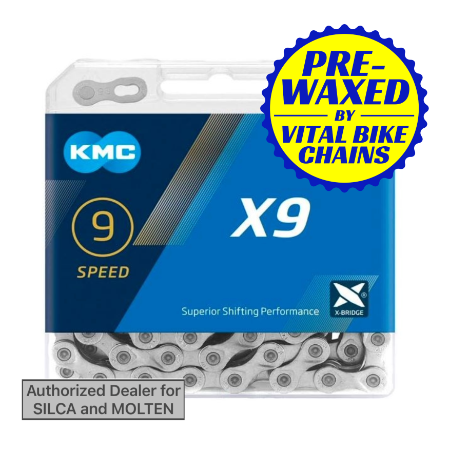 KMC X9 Chain Pre-Waxed | Vital Bike Chains