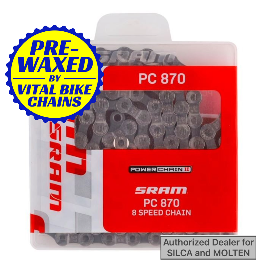 SRAM PC870 Chain Pre-waxed | Vital Bike Chains