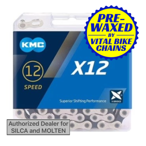 KMC X12 BkSi KMC X12 12 speed chain Black Silver